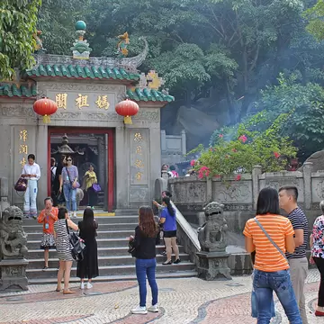 In front of A-Ma temple, many foreign visitors taking photos/selfies and entering the temple, Macau - 9/25/2016, License Type: media, Download Time: 2024-08-15T16:59:40.000Z, User: lonelyplanetmedia, Editorial: true, purchase_order: 56530, job: 56530, client: Relicensing for Media All Media, other: Lenczycki