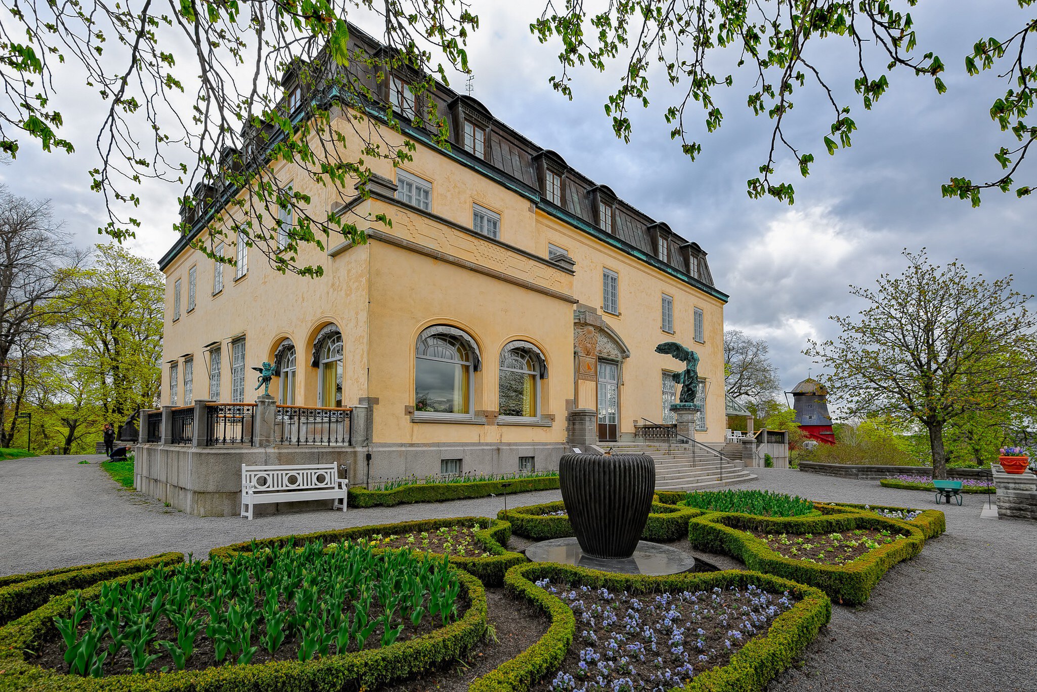 STOCKHOLM, SWEDEN - May 8, 2017: Waldemarsudde (Cape of Waldemar) museum, scenic former residence of Prince Eugen, on Jurgarden island.; Shutterstock ID 657254944;