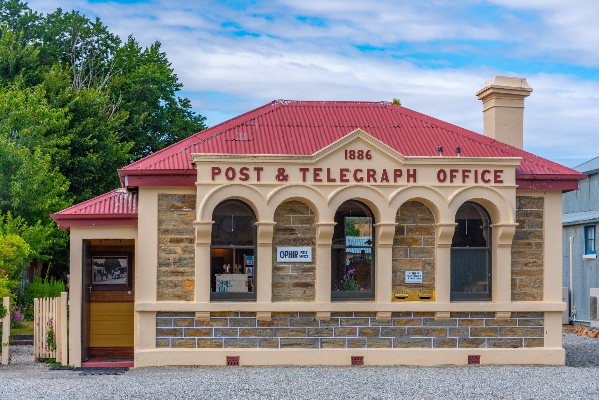 OPHIR, NEW ZEALAND, JANUARY 30, 2020: Post and Telegraph office in Ophir, New Zealand; Shutterstock ID 2111368967;