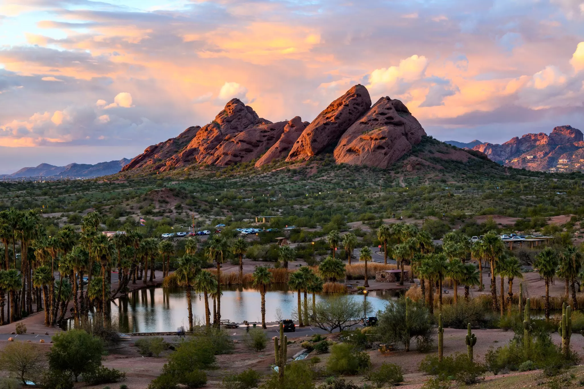 Landscape photograph of Papago Park in Phoenix, Arizona., License Type: media, Download Time: 2025-12-09T21:24:50.000Z, User: adouglaslott59, Editorial: false, purchase_order: 65050 - Digital Destinations and Articles, job: online editorial, client: Free things to do in Phoenix, other: Ann Douglas Lott