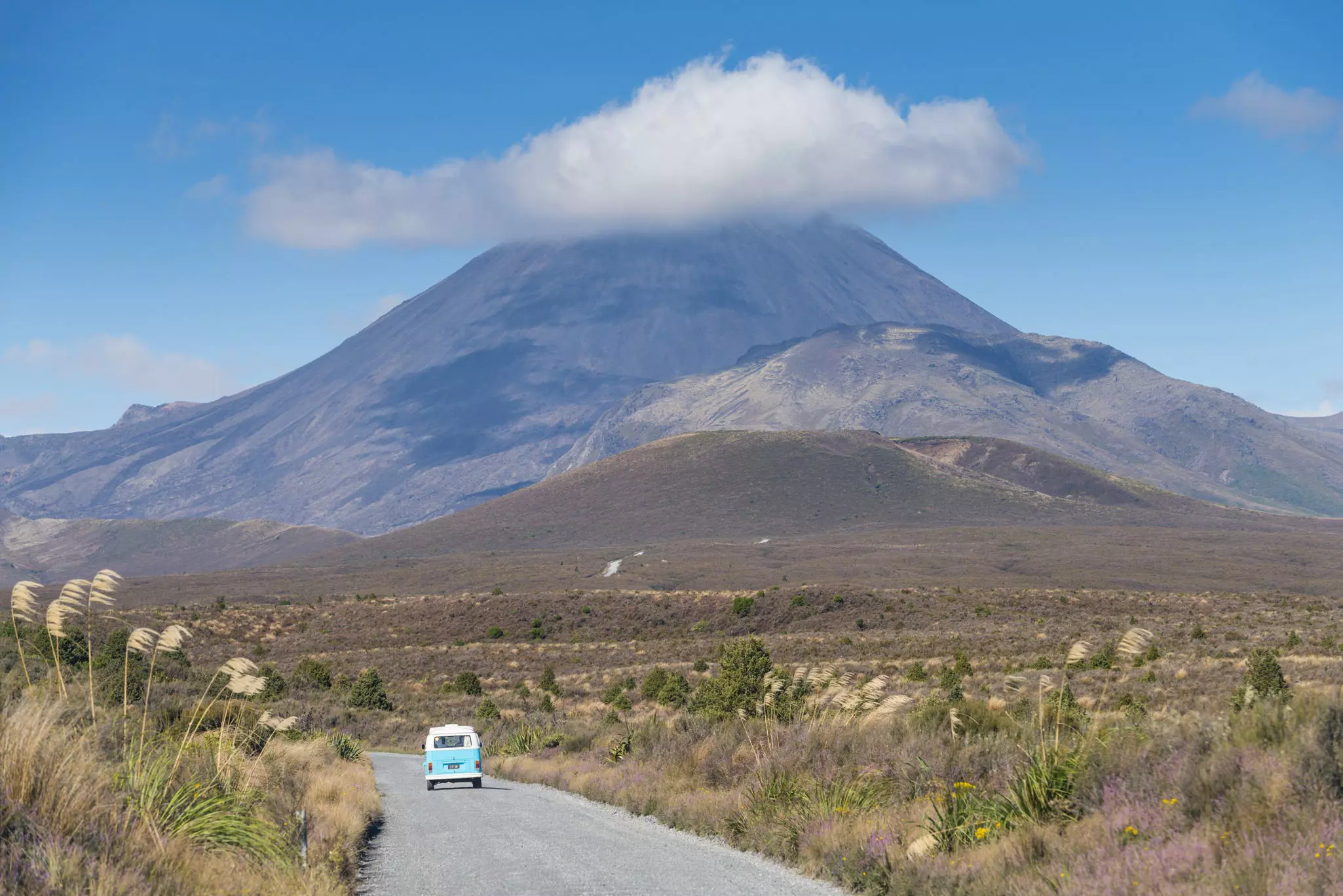 Camper vans in New Zealand offer not just the freedom to roam with baby (and supplies in tow), but also astounding landscapes to discover. Justin Foulkes / Lonely Planet