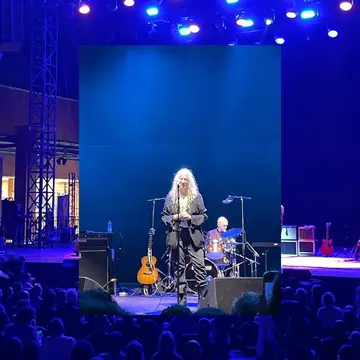 Patti Smith performs at Parco della Musica in Rome. Virginia diGaetano for Lonely Planet