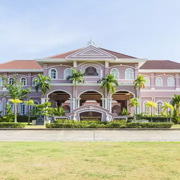 Exterior of Phuket Mining Museum building in Phuket, Thailand.