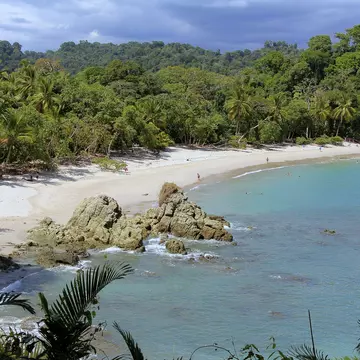 Beach in Manuel Antonio National Park.