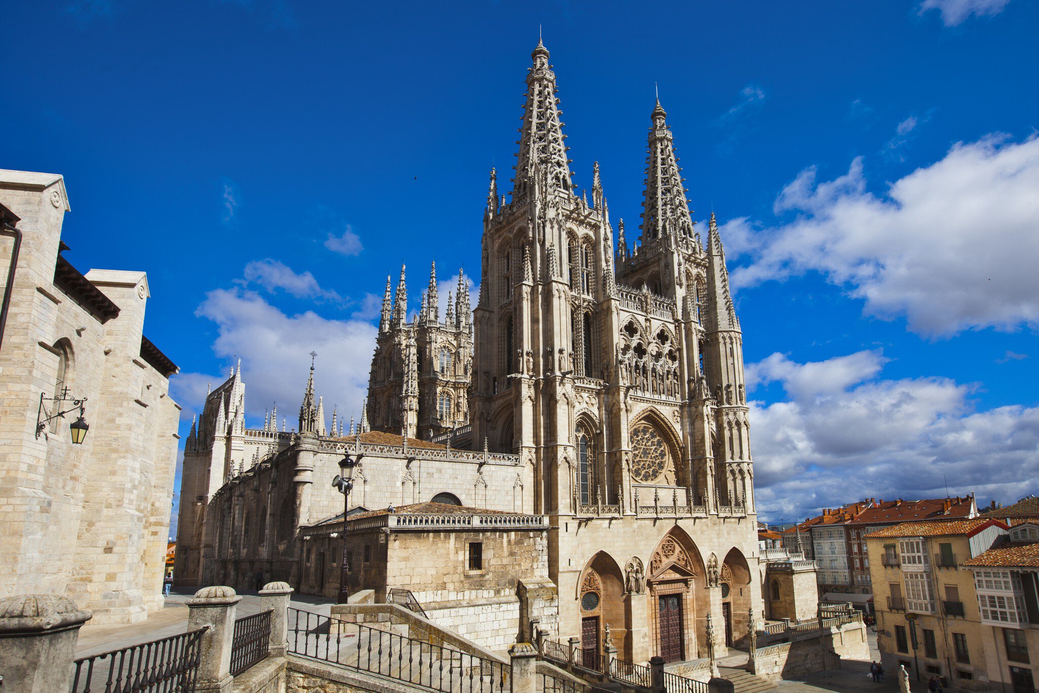 Gothic architecture in Burgos City.