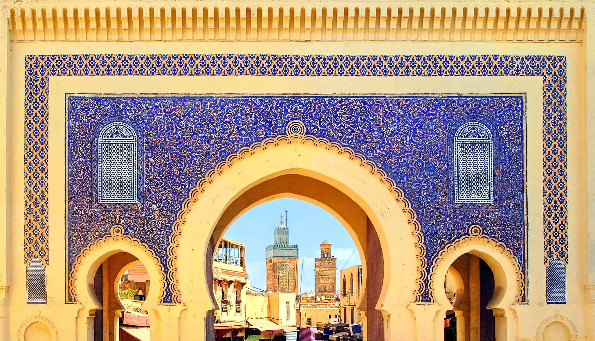Join the locals for breakfast with a bowl of bissara soup from the small stalls near Fez' Blue Gate. Boris Stroujko / Shutterstock