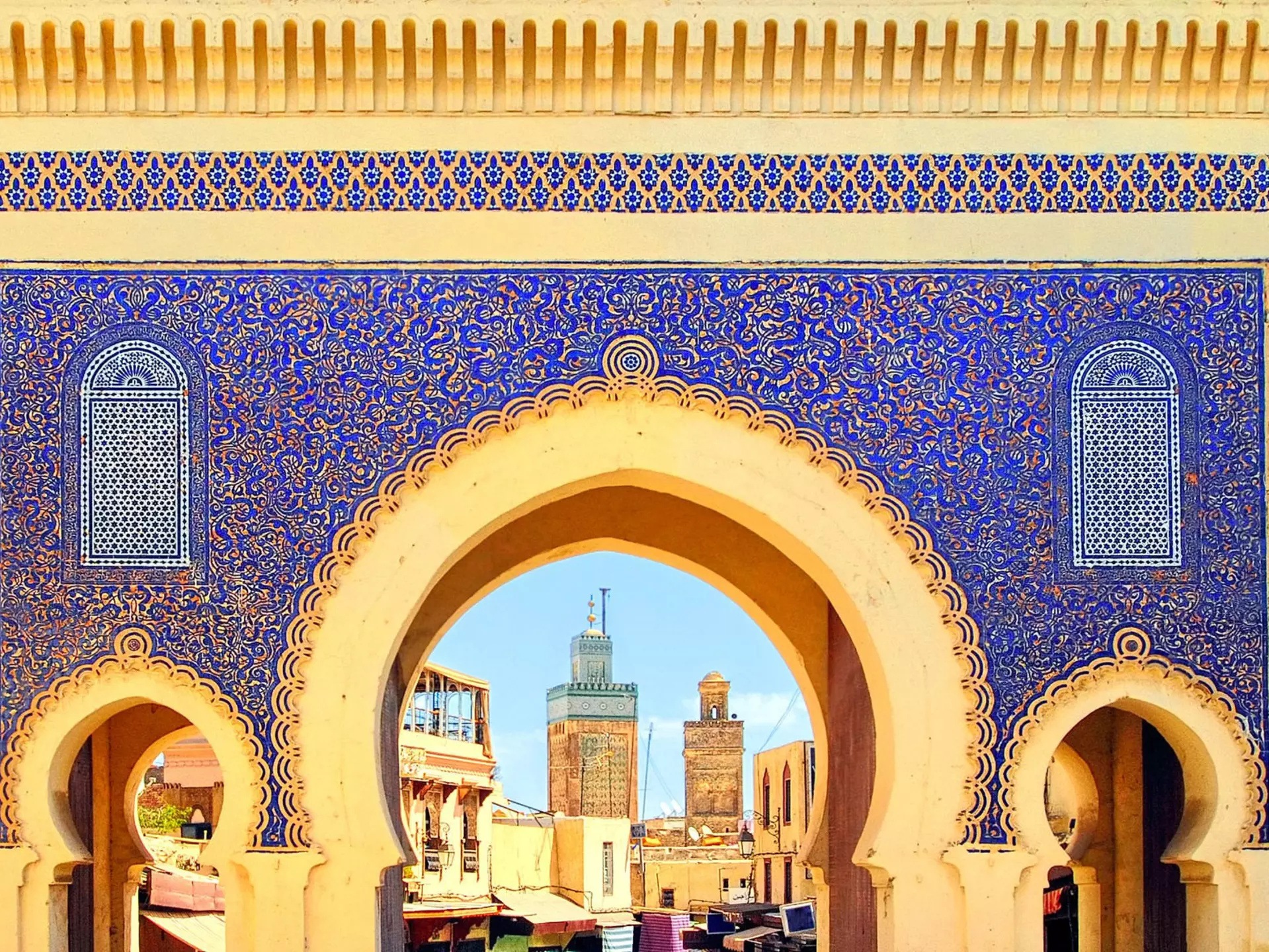 Join the locals for breakfast with a bowl of bissara soup from the small stalls near Fez' Blue Gate. Boris Stroujko / Shutterstock