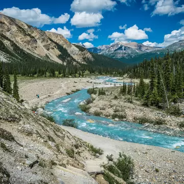 Hiking up to Bow Glacier Falls in Banff National Park
975446032
scenics, cloud
Bow Glacier Falls Trail - stock photo