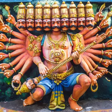 statue of Hindu guardian spirit