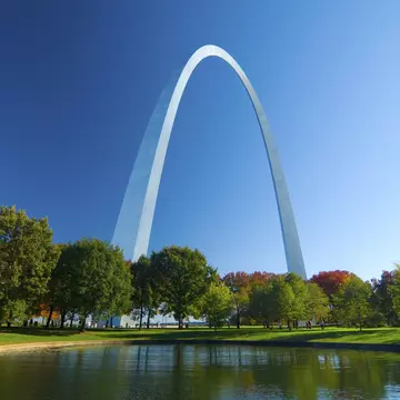 St. Louis Gateway Arch and Lake