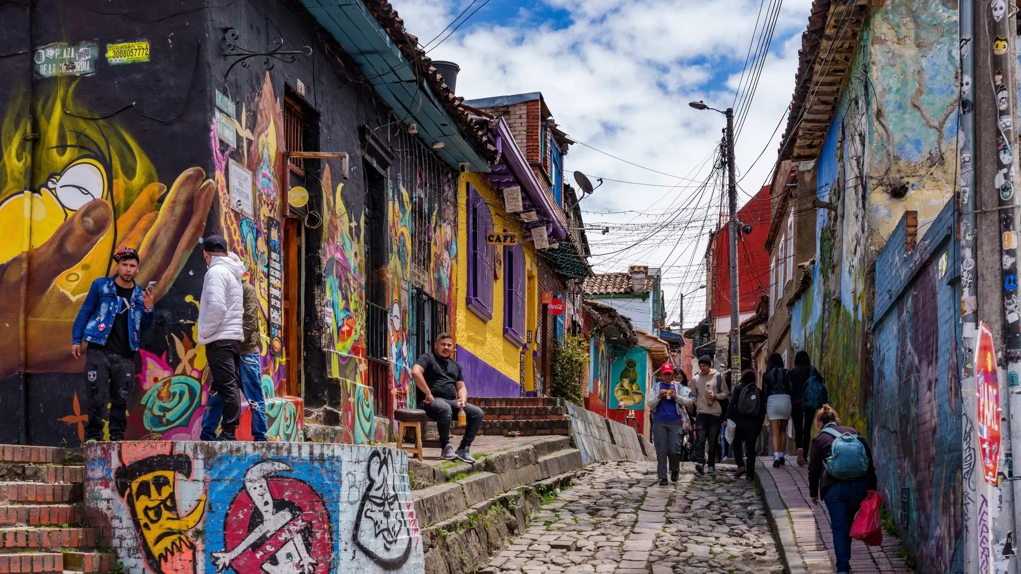 The Colombian capital is a city of vibrant neighborhoods, like colorful La Candelaria. Shutterstock