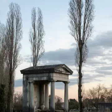 A view of the Mausoleum at the Mirogoj Cemetery in Zagreb, Croatia, License Type: media, Download Time: 2026-02-04T20:46:25.000Z, User: LP_YKhanna, Editorial: false, purchase_order: 65050 - Digital Destinations and Articles, job: LP, client: App Content, other: Yuvraj Khanna