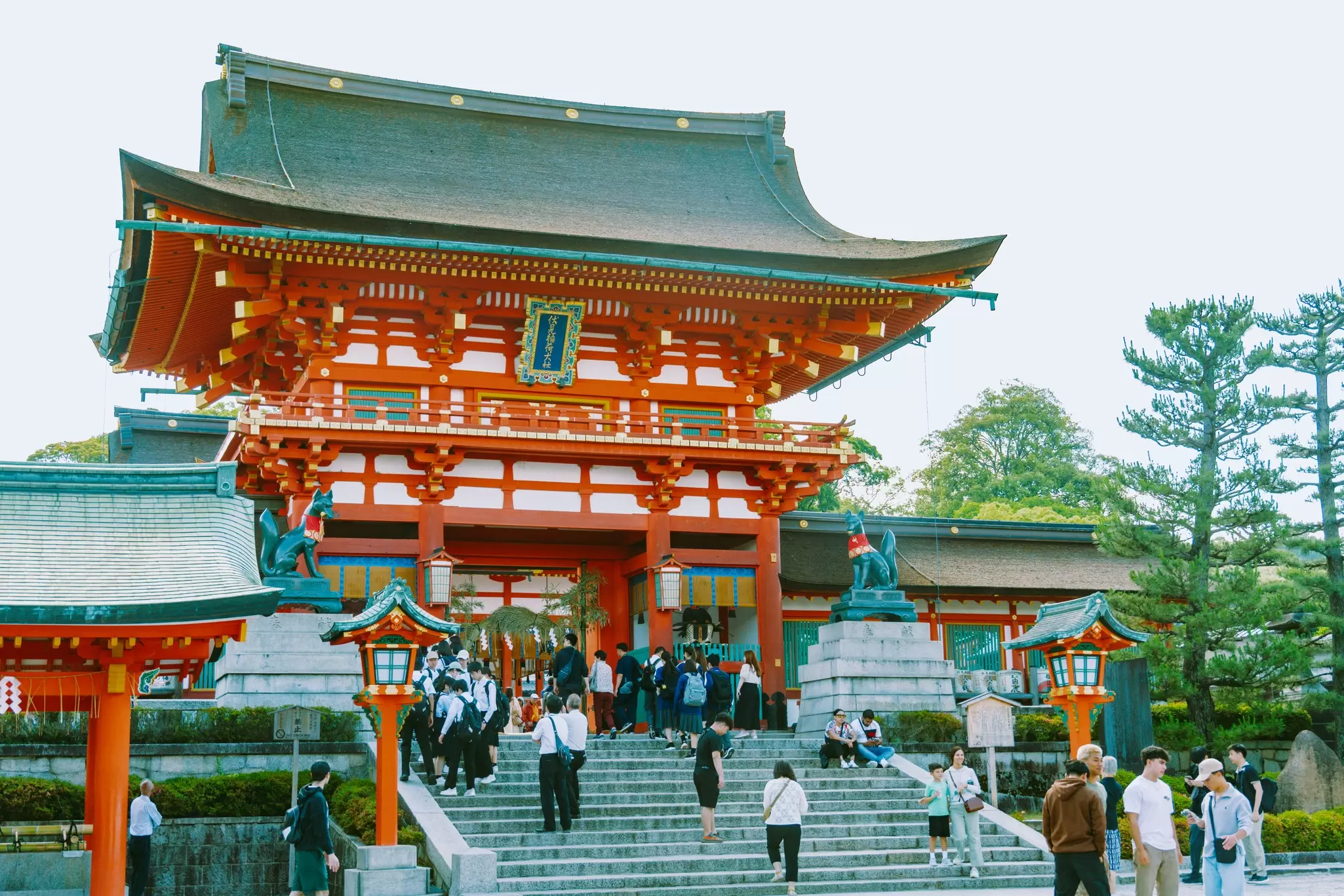 Kyoto, Japan. May 2024. 

Fushimi Inari Taisha, Shinto Shrine. Senbon Torii red gate.