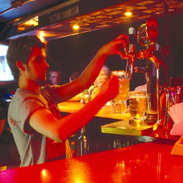 Many tap rooms, microbreweries and bars serve Russian-brewed beers. Jonathan Smith / Lonely Planet