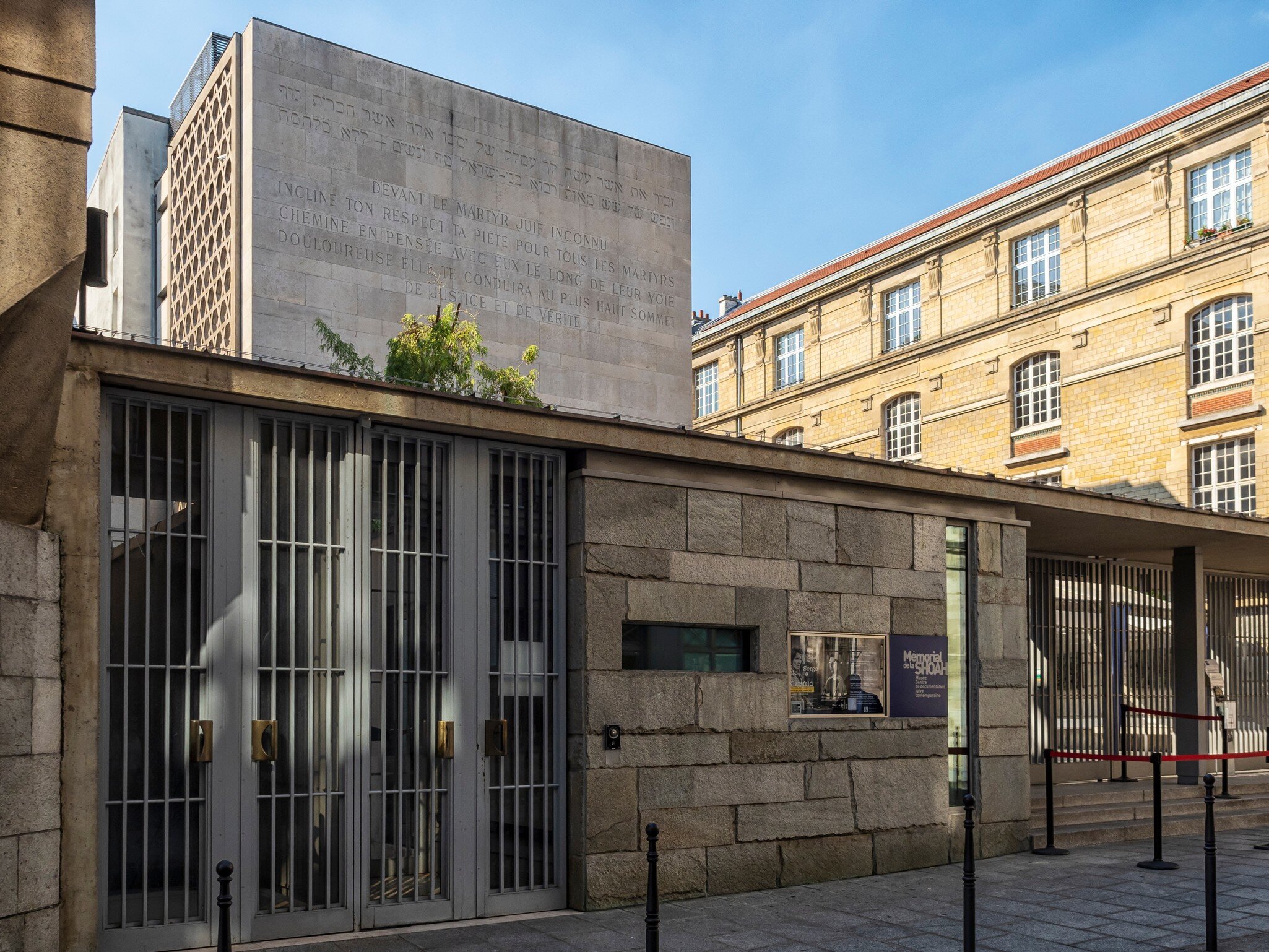 PARIS, FRANCE - AUGUST 02, 2018:  Shoah Memorial at the Holocaust museum ; Shutterstock ID 1652427187;