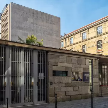 PARIS, FRANCE - AUGUST 02, 2018:  Shoah Memorial at the Holocaust museum ; Shutterstock ID 1652427187;