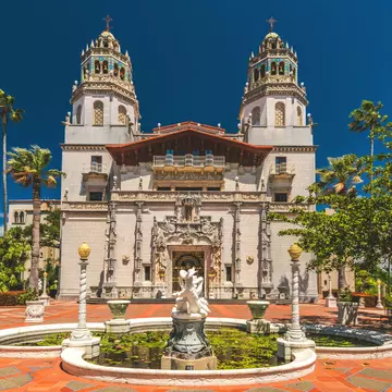Exterior view of Hearst Castle, California
