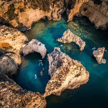 Ponta da Piedade is one of the Algarve's standout natural attractions. francesco riccardo iacomino / Getty Images