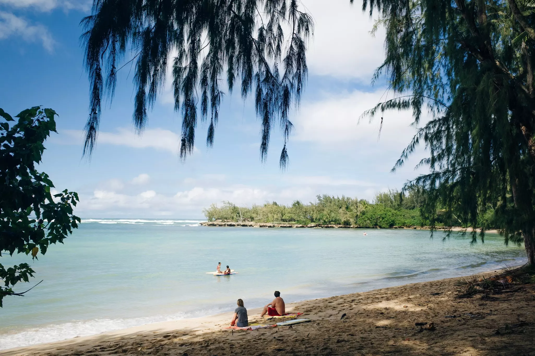Malaekahana Beach Park, Oahu.