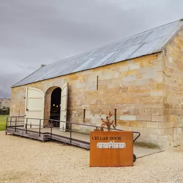 The iconic ancient Lark Distillery producing gin and whiskey on September 15th 2022 in Pontville, Tasmania, Australia.