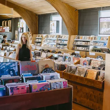 2019,  East Nashville,  Grimey's,  Grimey's New & Preloved Music,  Live Music Venue,  Local,  Music Shop,  Record Store,  Records,  Retail,  Vinyl,  Vinyls,  Human,  Indoors,  Person,  Shelf,  Shop,  Wood
East Nashville Courtesy photos
Article: Guide t...