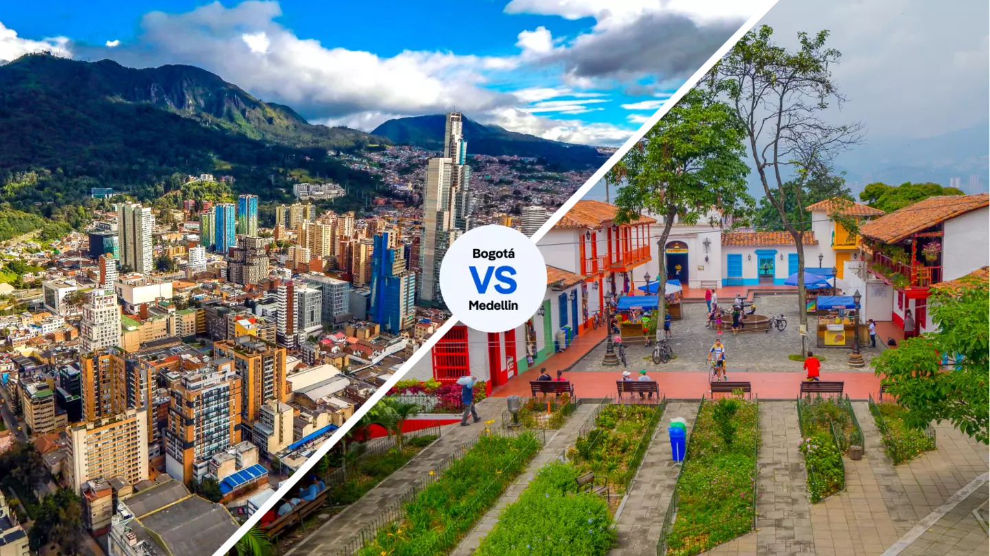 What’ll it be: Medellín’s friendly vibes, or Bogotá’s sophisticated scene? © iStock; Shutterstock