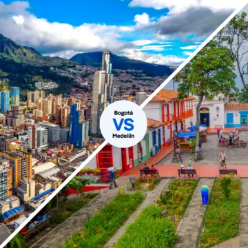What’ll it be: Medellín’s friendly vibes, or Bogotá’s sophisticated scene? © iStock; Shutterstock