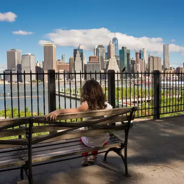 New York skyline seen from Brooklyn Heights Promenade. Maria_Usp/Shutterstock