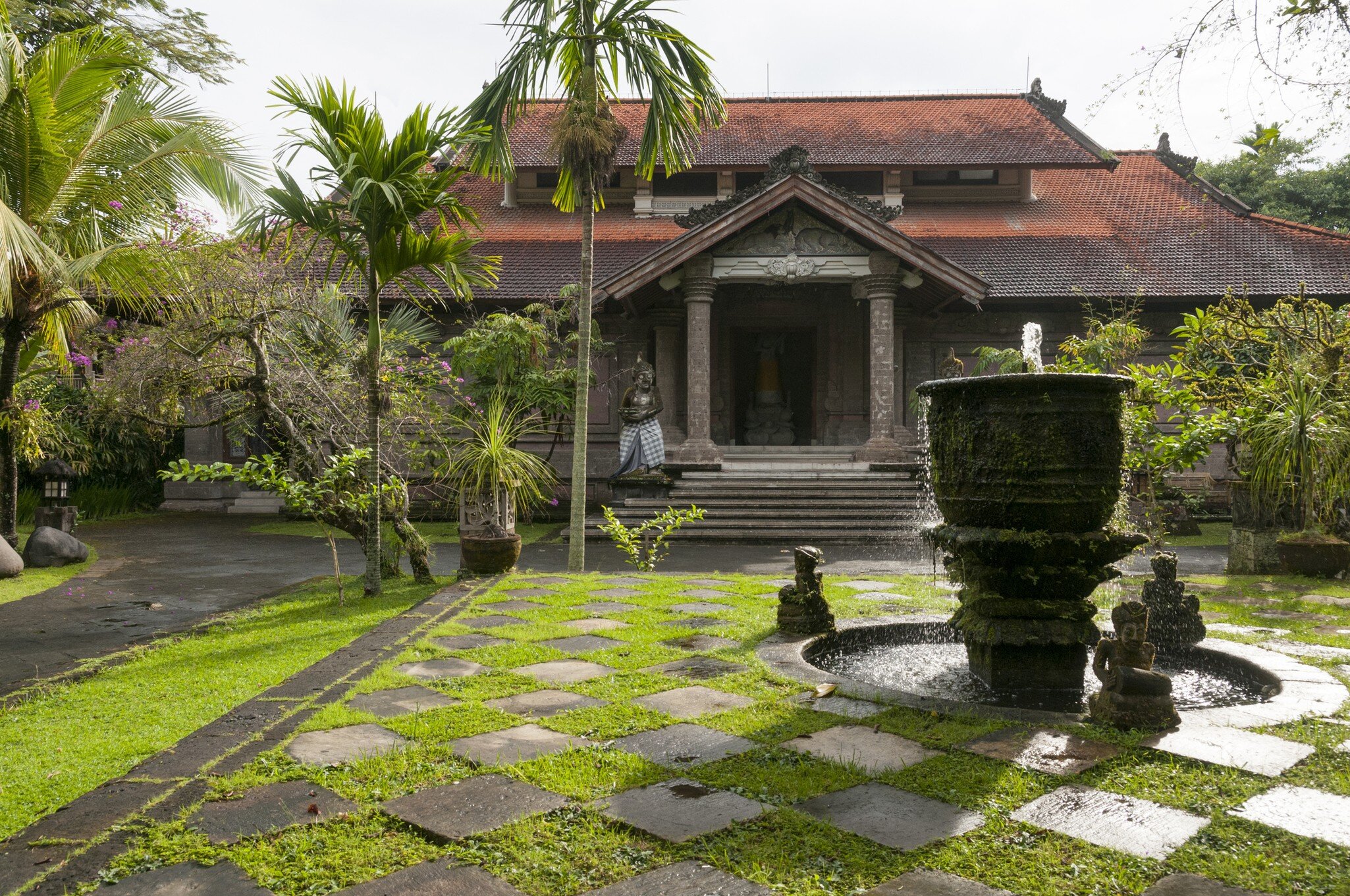 The entrance to the Agung Rai Museum of Art in Ubud, Bali.