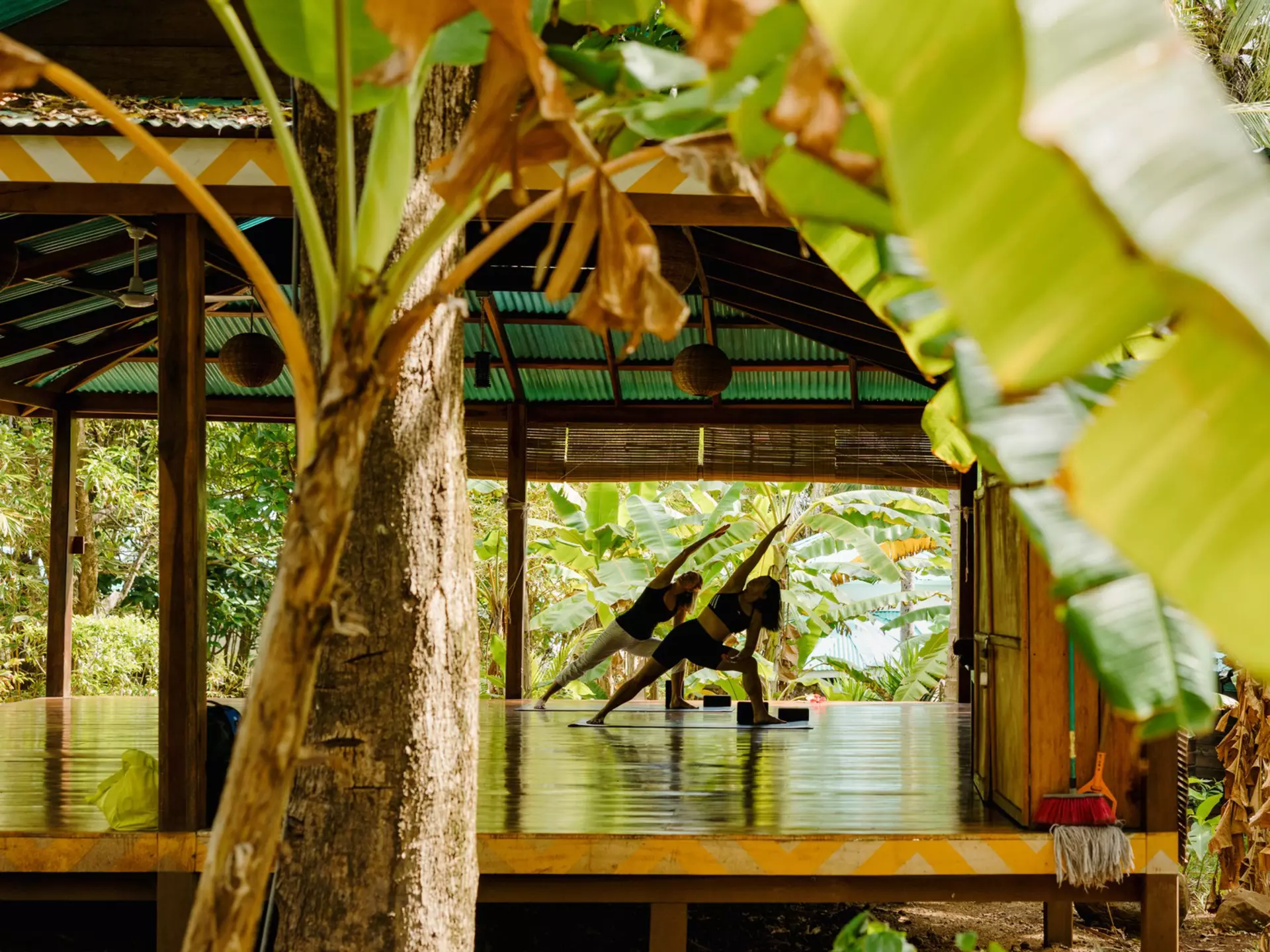 Yoga at Yemaya Reefs boutique hotel, Little Corn Island, Nicaragua. Michael George for Lonely Planet