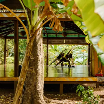 Yoga at Yemaya Reefs boutique hotel, Little Corn Island, Nicaragua. Michael George for Lonely Planet