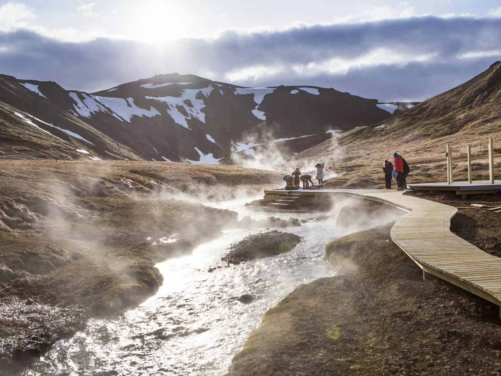 After cooking a snack in a hot spring, stroll along the Reykjadalur Valley © Matthew Micah Wright / Getty Images