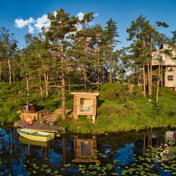Get back to nature with these incredible treehouses, like this setting in Vest-Agder, Southern Norway, perfect for a family adventure © TreeTop Fiddan