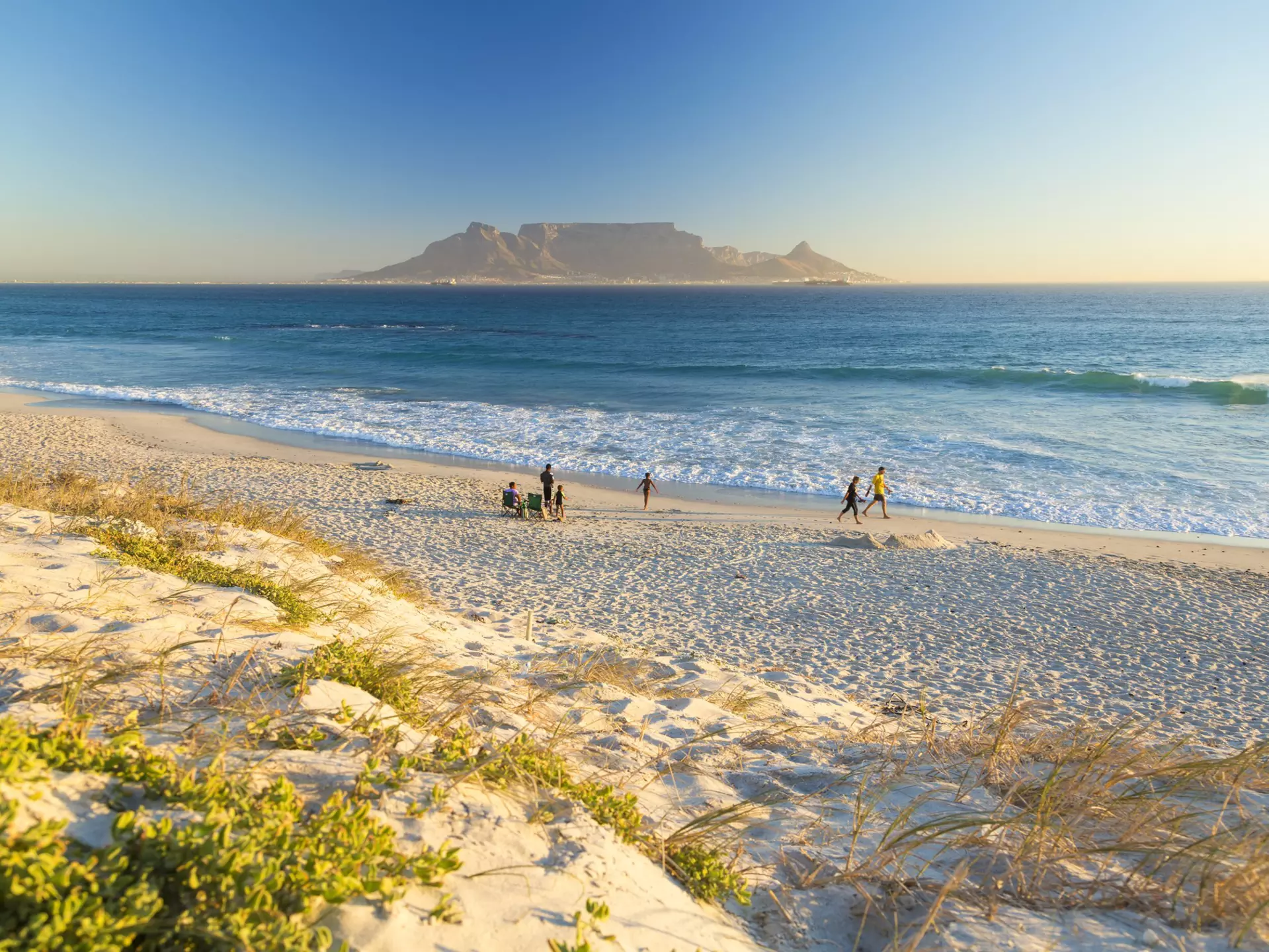 Bloubergstrand Beach with Table Mountain in background, Cape Town