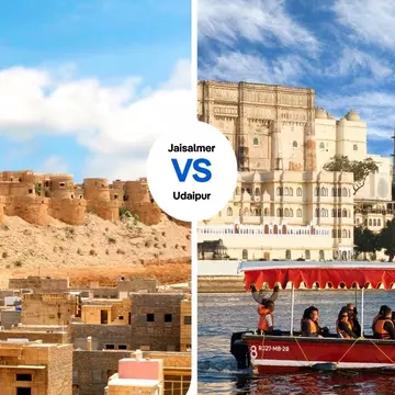 Jaisalmer’s massive fort, or Udapur’s lovely lake? Shutterstock (2)