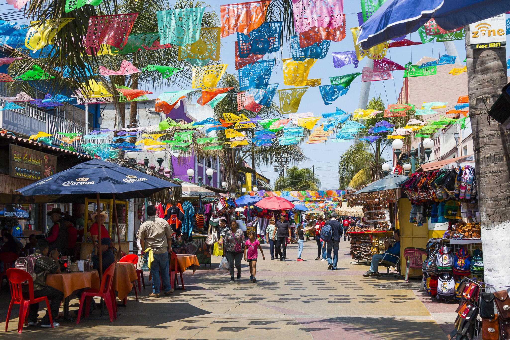 Spend an afternoon shopping at Plaza Santa Cecilia. Sherry Smith/Getty Images