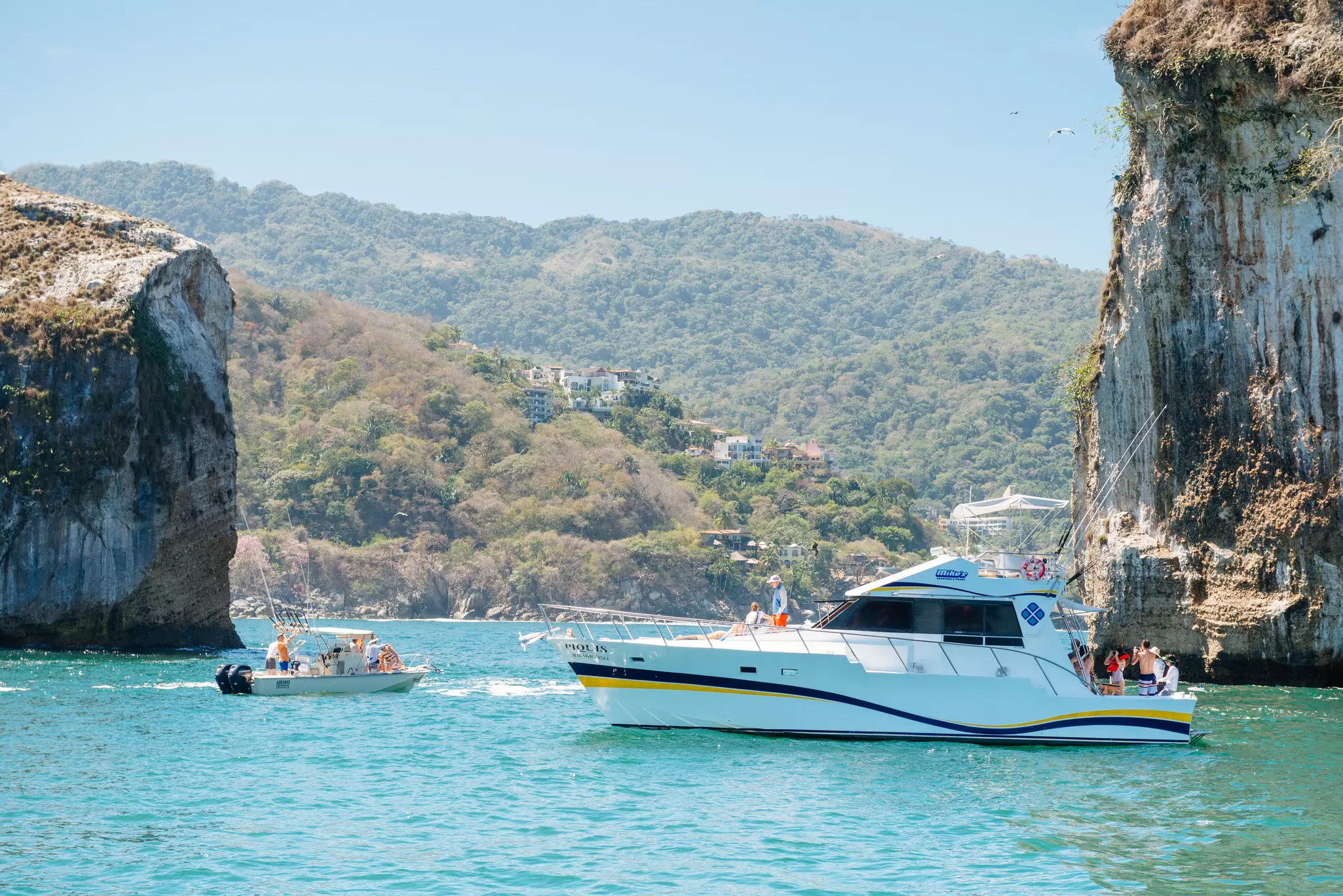 Boating Tropical Travel Destination Los Arcos Puerto Vallarta Mexico