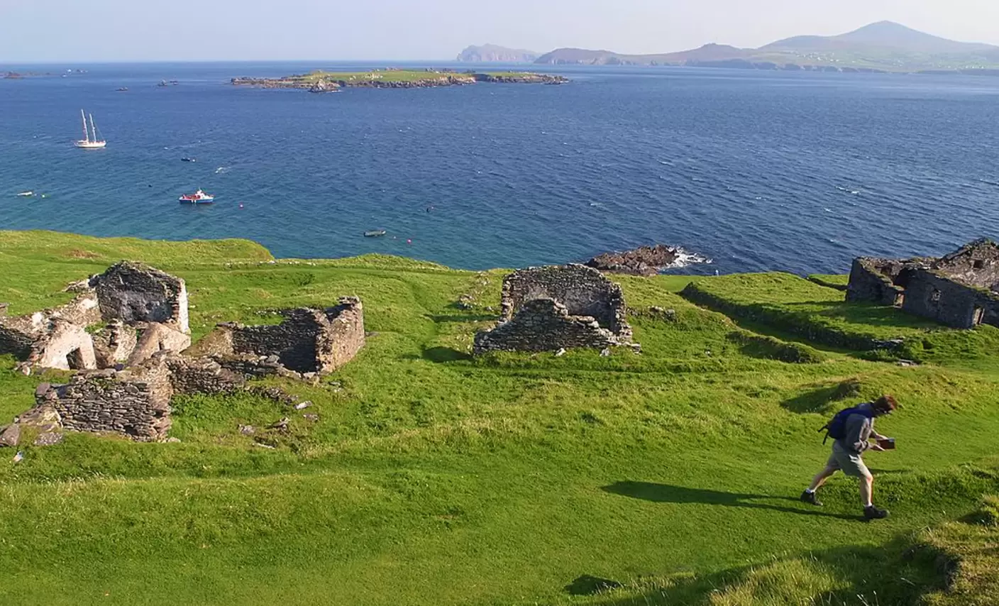 Ireland's Great Blasket Island off the Dingle Peninsula