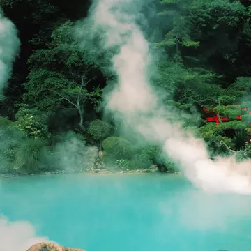 Japan, Beppu Kyushu, Umi Jgoku (Sea Hell) volcanic pool
Japan, Beppu Kyushu, Umi Jigoku (Sea Hell) volcanic pool