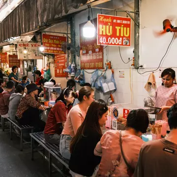 Street food stalls in Hanoi, Vietnam. Jack Soloman/Lonely Planet
