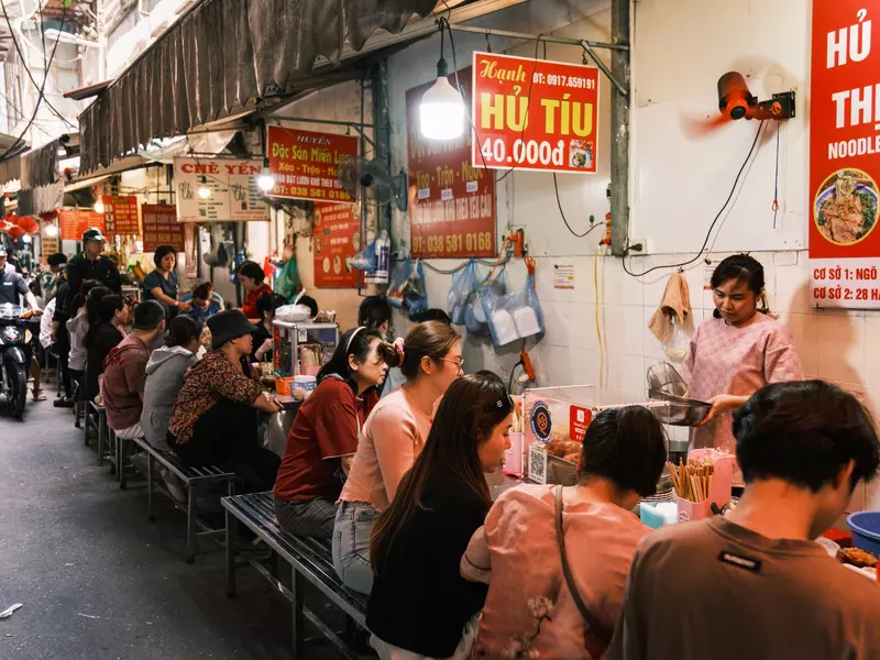 Street food stalls in Hanoi, Vietnam. Jack Soloman/Lonely Planet