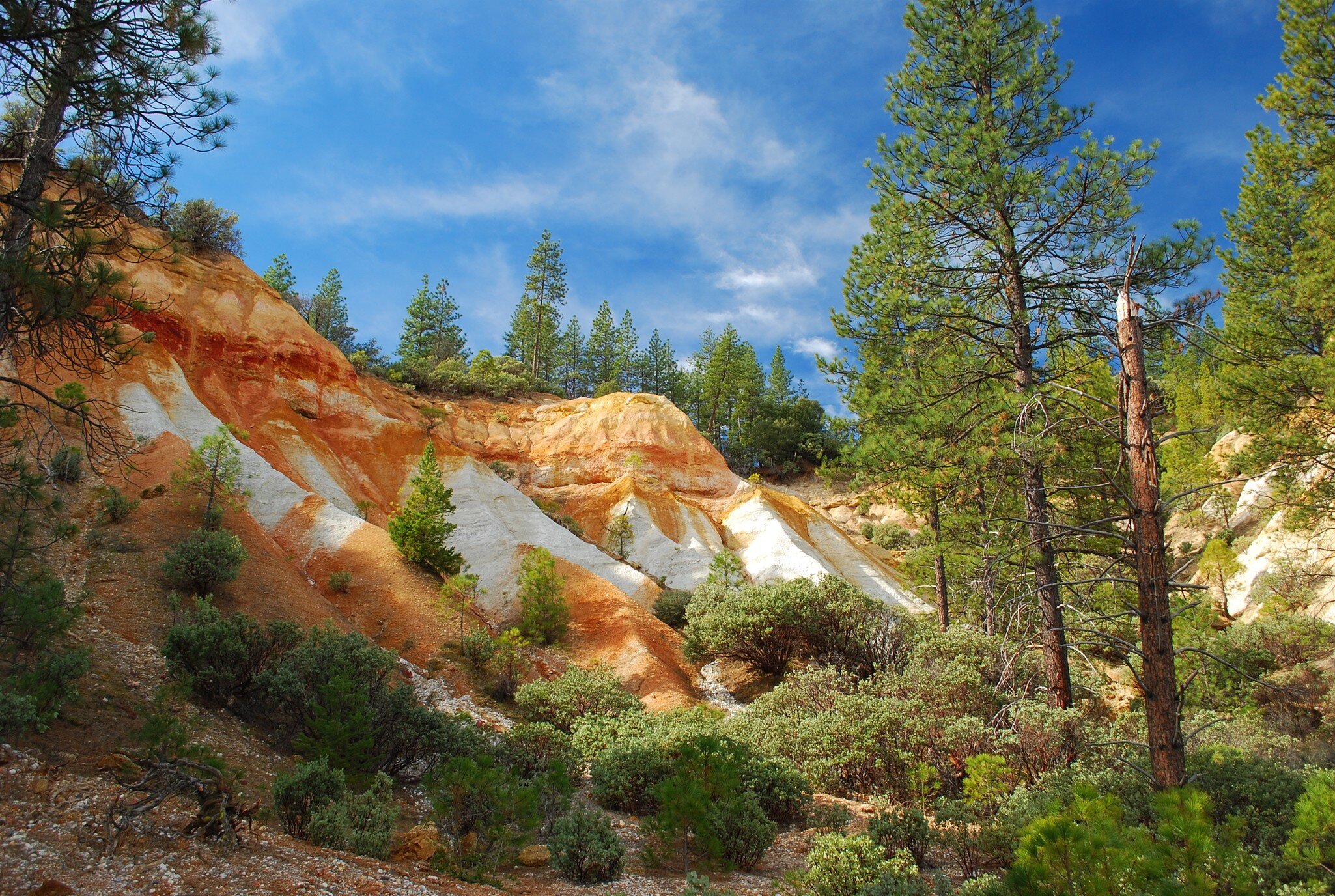 Malakoff Diggins State Historic Park is a state park unit preserving the largest hydraulic mining site in California, United States.