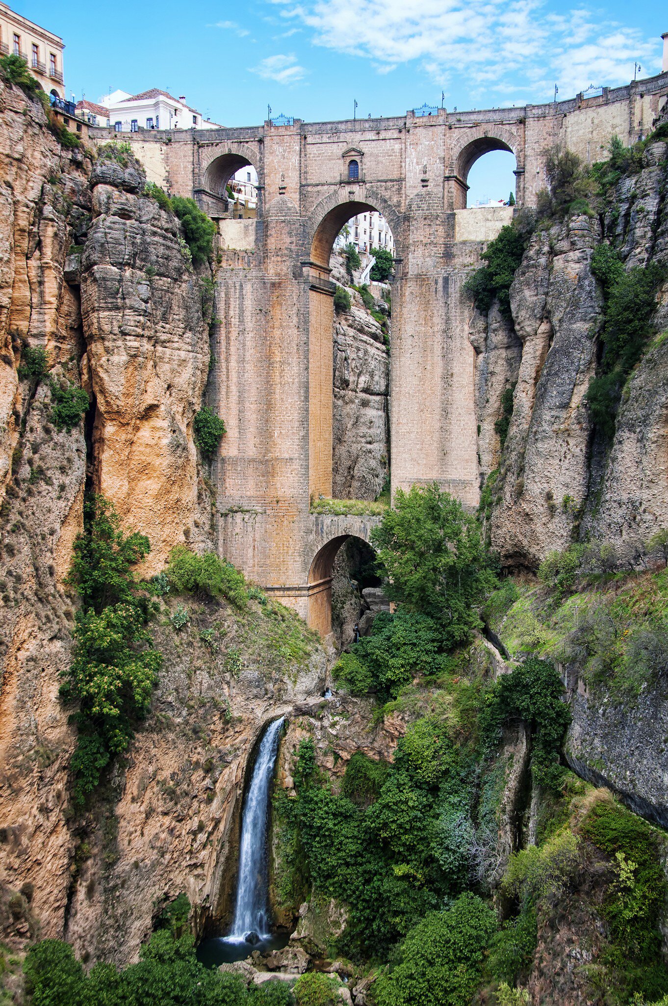 The Puente Nuevo (New Bridge) in Ronda, Spain.