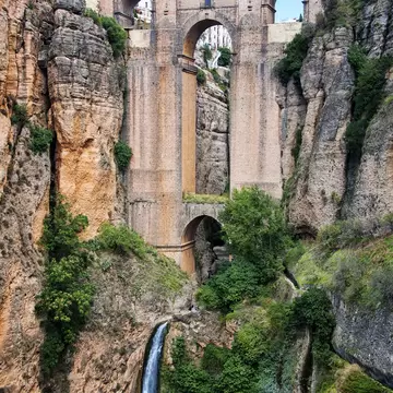 The Puente Nuevo (New Bridge) in Ronda, Spain.