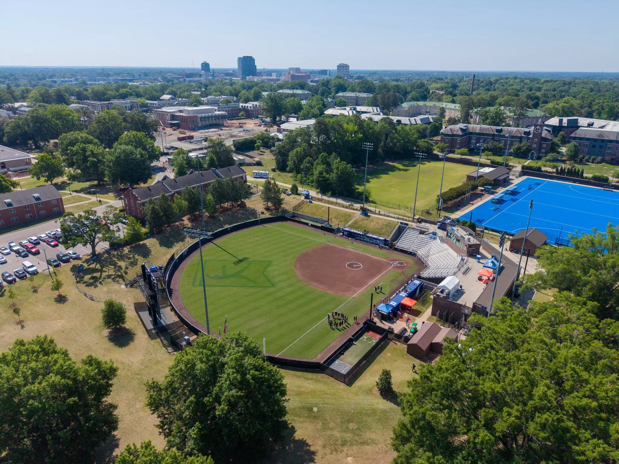 DURHAM, NORTH CAROLINA - MAY 17: A general view of Smith Family Stadium ahead of Championship rounds of the NCAA Softball Durham Regional between the Duke Blue Devils and Arizona Wildcats on May 17, 2026 in Durham, North Carolina. (Photo by Alex Halloway/Getty Images)
2276717381
baseball
A general view of Smith Family Stadium ahead of Championship rounds of the NCAA Softball Durham Regional between the Duke Blue Devils and Arizona Wildcats on May 17, 2026 in Durham, North Carolina.