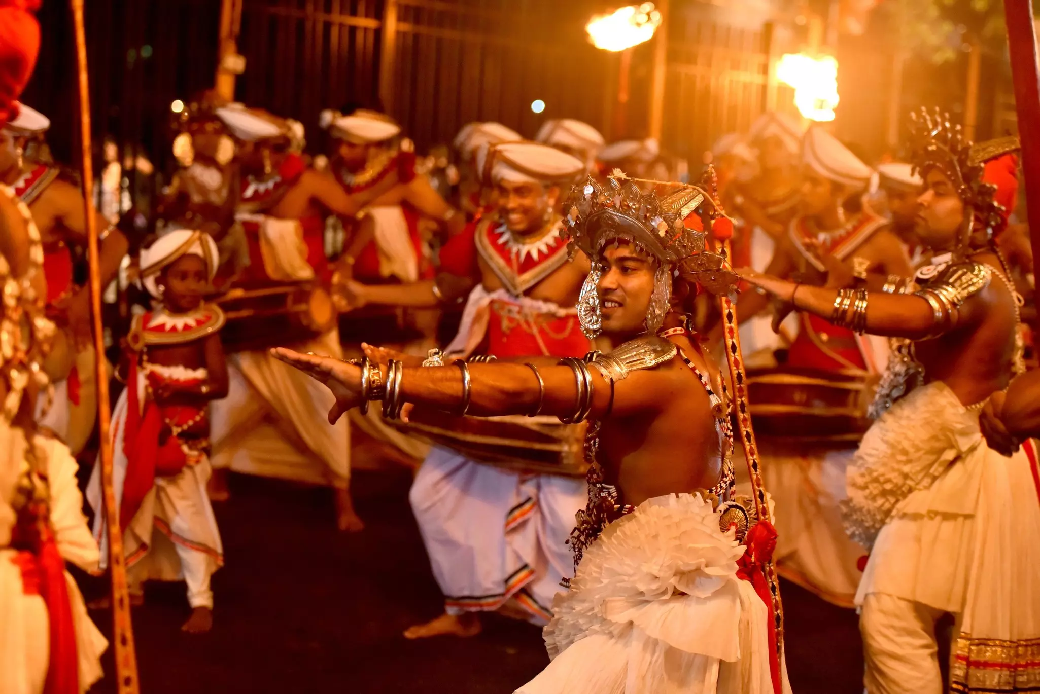Time your Sri Lanka visit to one of its festivals, like Esala Perahera in Kandy each July or August. Ruwan Walpola/Shutterstock