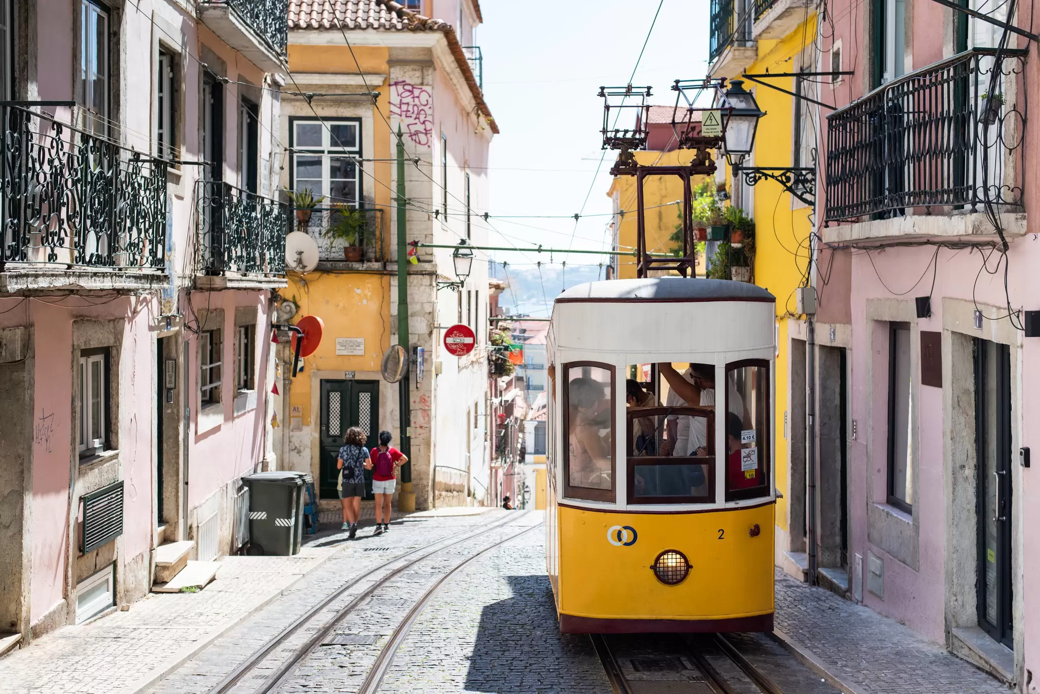 Bica funicular in Lisbon. Kerry Murray for Lonely Planet