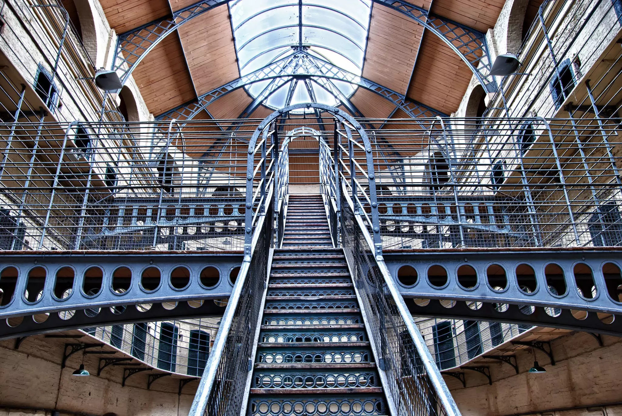 Kilmainham Gaol, a former prison, located in Kilmainham in Dublin.