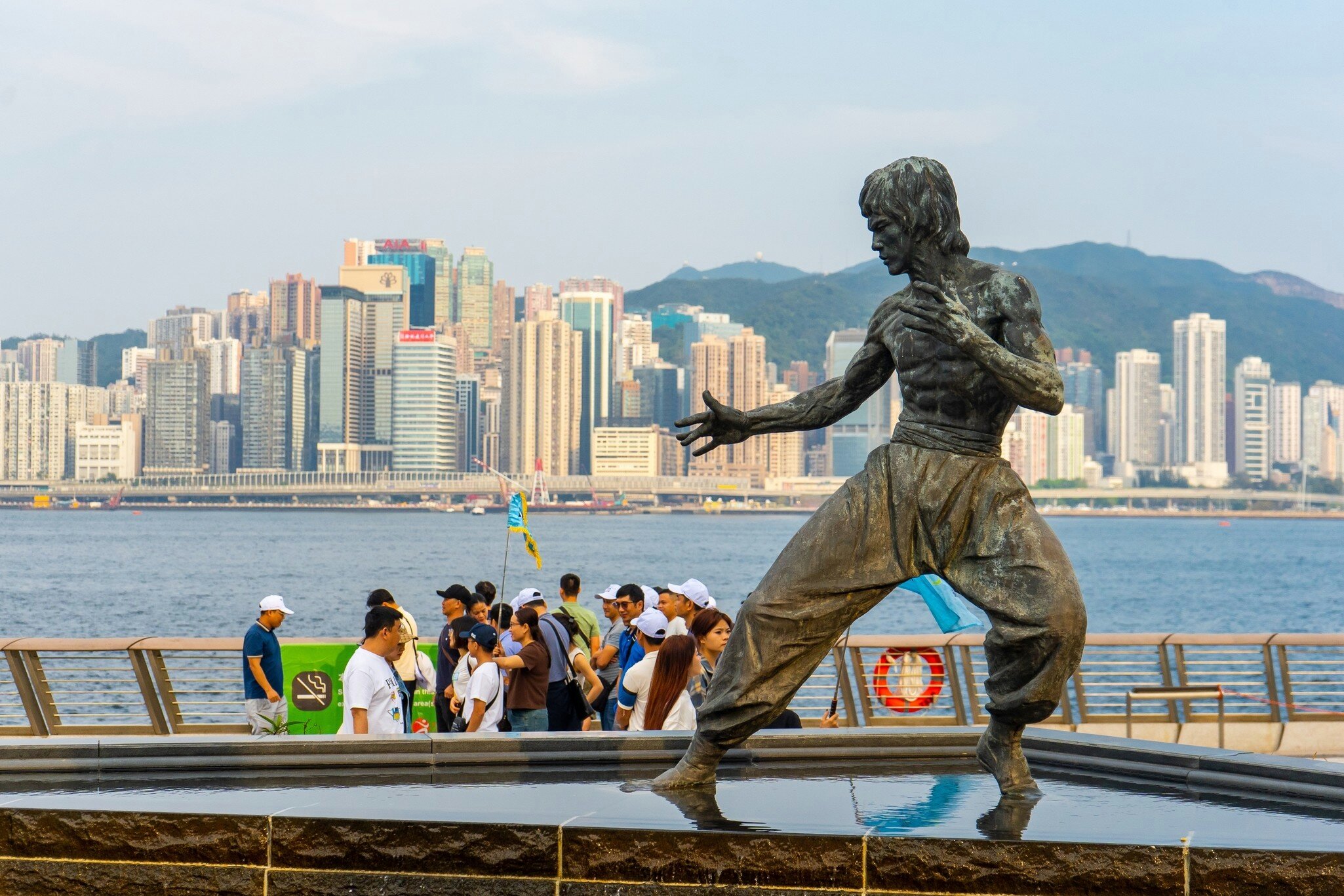 Avenue of Stars , Along Victoria Harbour around Tsim Sha Tsui , Hongkong : 26 March 2024, License Type: media, Download Time: 2024-08-15T17:14:16.000Z, User: lonelyplanetmedia, Editorial: true, purchase_order: 56530, job: 56530, client: Relicensing for Media All Media, other: Lenczycki