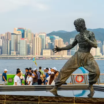 Avenue of Stars , Along Victoria Harbour around Tsim Sha Tsui , Hongkong : 26 March 2024, License Type: media, Download Time: 2024-08-15T17:14:16.000Z, User: lonelyplanetmedia, Editorial: true, purchase_order: 56530, job: 56530, client: Relicensing for Media All Media, other: Lenczycki